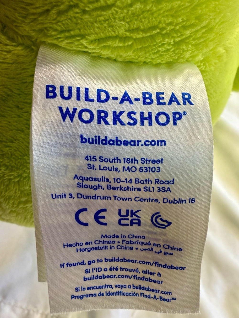 Build-A-Bear Workshop Hello Kitty Friends Keroppi Frog Plush 2023 Washable - Picture 9 of 9